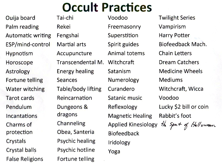 Occult-Practices